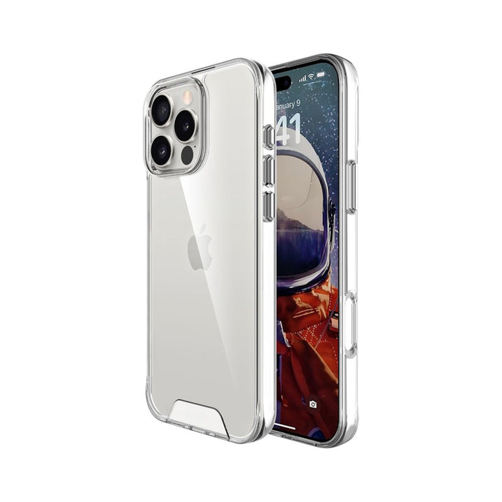 BLACKTECH Clear Case for iPhone 17 Pro Max - Hard Space Series