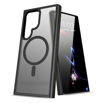 BLACKTECH Galaxy S25 Ultra Peach Garden MagSafe Case – Black - iCELL MOBILE iCELL MOBILE