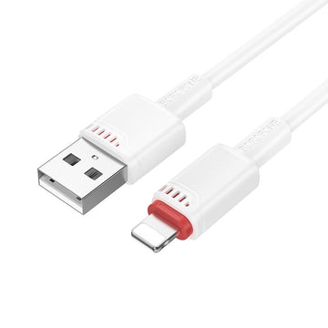 BOROFONE BX110 Beneficio Lightning to USB-A Charging Cable – 1m - iCELL MOBILE iCELL MOBILE