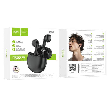 Hoco EW61 True Wireless Bluetooth Headset – Black - iCELL MOBILE iCELL MOBILE