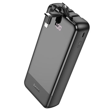 Hoco J114A 20000mAh Power Bank - All Cables, Digital Display, Black - iCELL MOBILE iCELL MOBILE