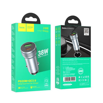 Hoco Z49B Level PD38W 1C&1A Car Charger - iCELL MOBILE iCELL MOBILE