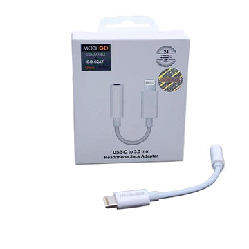 MobiGo GO-62AL Lightning to 3.5mm Jack Adapter - iCELL MOBILE iCELL MOBILE