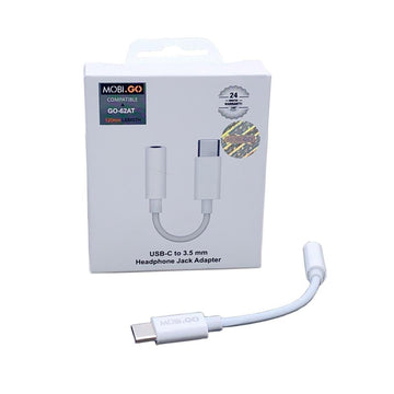 MobiGo GO-62AT USB-C to 3.5mm Jack Adapter - iCELL MOBILE iCELL MOBILE