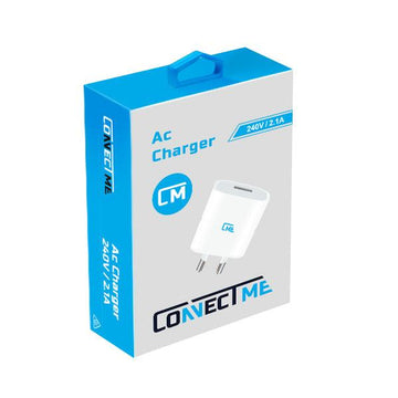 Connect Me AC Charger 240V/2.1A - iCELL MOBILE iCELL MOBILE