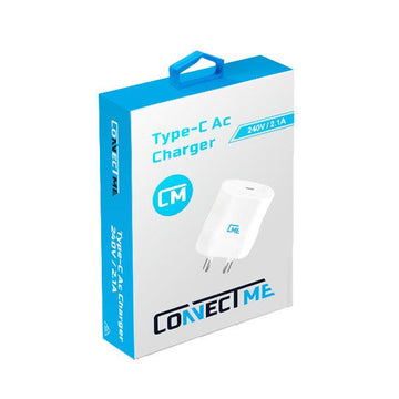 Connect Me USB-C Wall Charger 240V/2.1A - iCELL MOBILE iCELL MOBILE