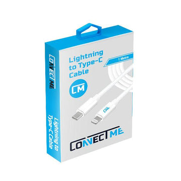 Connect Me Lightning to USB-C Cable - 1m - iCELL MOBILE iCELL MOBILE