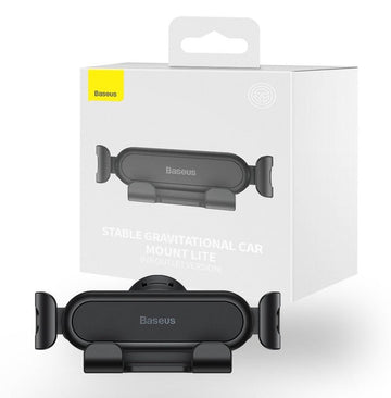 Baseus Stable Gravitational Car Air Vent Mount - Black - iCELL MOBILE iCELL MOBILE