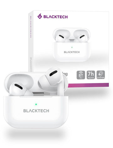 BLACKTECH BL-DES08 True Wireless Earphones - White - iCELL MOBILE iCELL MOBILE