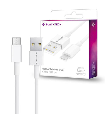 BLACKTECH Micro-USB Fast Charging Cable - 1m - iCELL MOBILE iCELL MOBILE