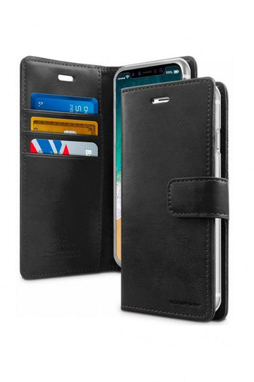 iPhone 15 Pro Goospery Mercury Blue Moon Wallet Case - iCELL MOBILE iCELL MOBILE
