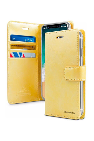 iPhone 13 Pro Max Goospery Mercury Blue Moon Wallet Case - iCELL MOBILE iCELL MOBILE