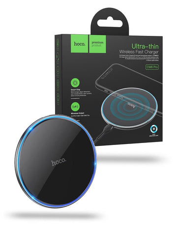 Hoco CW6 Pro 15W Wireless Charger - Black - iCELL MOBILE iCELL MOBILE