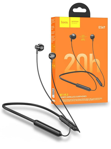 Hoco ES67 Neckband Bluetooth Headphones - Black - iCELL MOBILE iCELL MOBILE