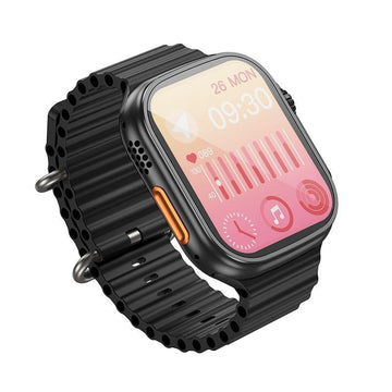 Hoco Y12 Ultra 49mm Smart Sports Watch (Call Version) - Black - iCELL MOBILE iCELL MOBILE