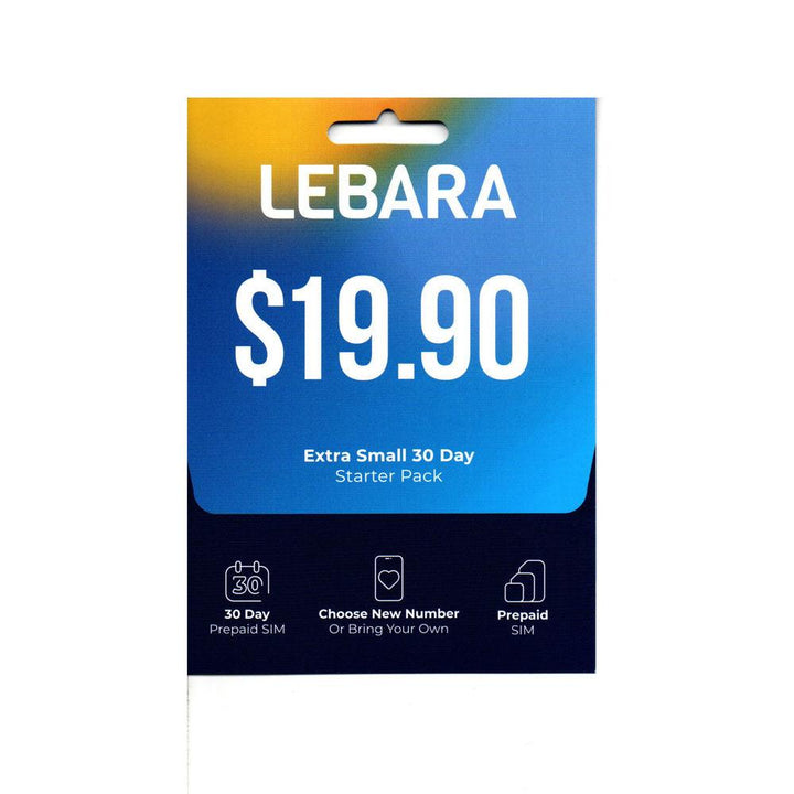 $19.90 Lebara Prepaid Starter Pack - iCELL MOBILE
