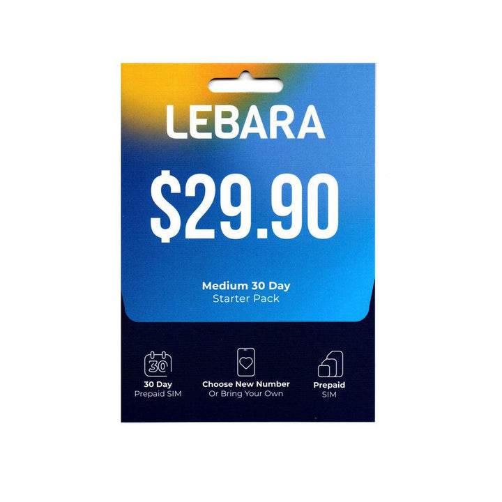 $29.90 Lebara Prepaid Starter Pack - iCELL MOBILE