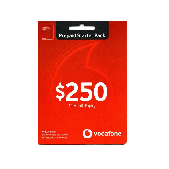$250 Vodafone Prepaid SIM - iCELL MOBILE