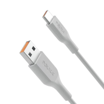 iQuick PVC USB-A to USB-C Fast Charging Cable - 1m - iCELL MOBILE iCELL MOBILE