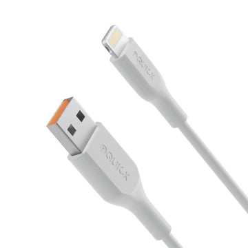iQuick PVC USB-A to Lightning Fast Charging Cable - 1m - iCELL MOBILE iCELL MOBILE