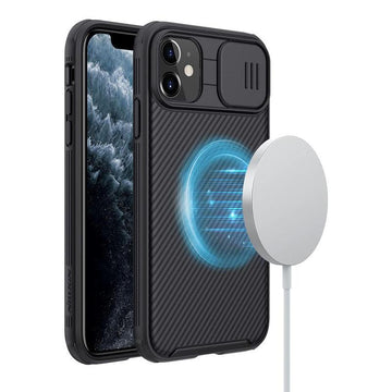 iPhone 15 Pro Max Nilkin CamShield Pro Magnetic Case - Black - iCELL MOBILE iCELL MOBILE