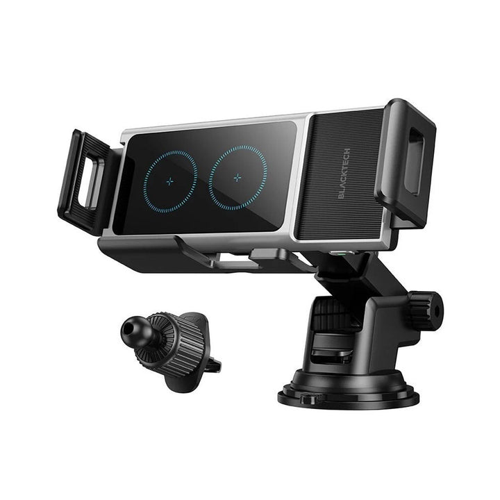 BLACKTECH BL-DCA59 15W Rotating Wireless Car Charger & Phone Holder