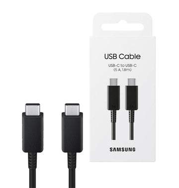 Samsung USB-C to USB-C Cable 5A 1.8m Cable - Black - iCELL MOBILE iCELL MOBILE
