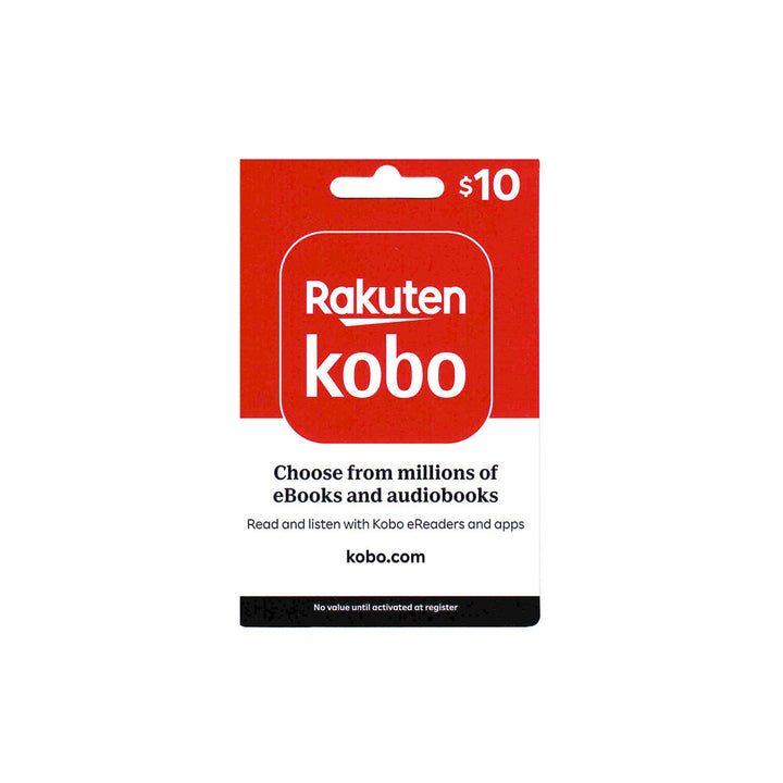 $10 Rakuten Kobo Gift Card - eBook & Audiobook card