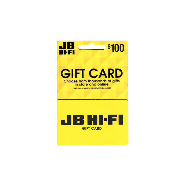 $100 JB Hi-Fi Gift Card - Premium Tech, Gaming & Entertainment