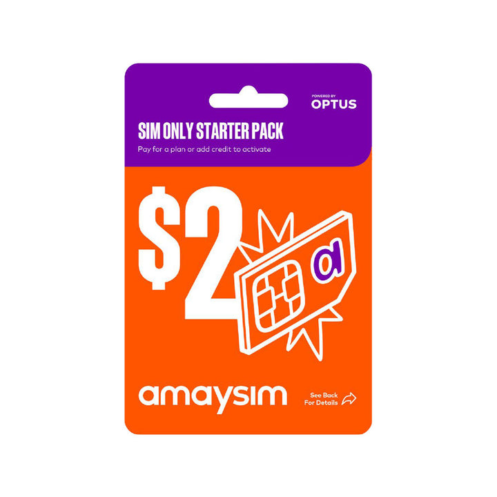 $2 Amaysim Prepaid Starter Pack