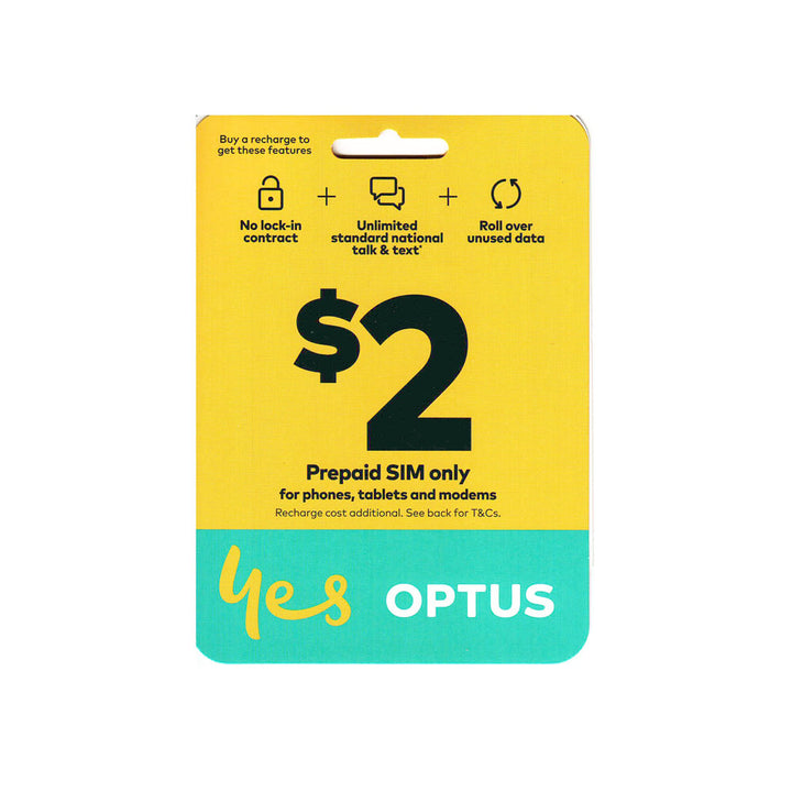 $2 Optus Prepaid Starter Pack
