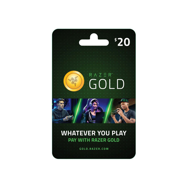 $20 Razer Gold Gift Card - Global Gaming Credit & Rewards