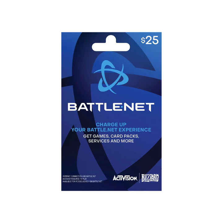 $25 Battle.net Activision Blizzard Gift Card - Digital PC Credit