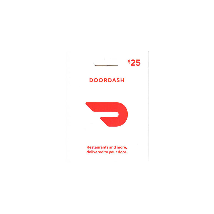 $25 DoorDash Gift Card - Food Delivery & Local Eats