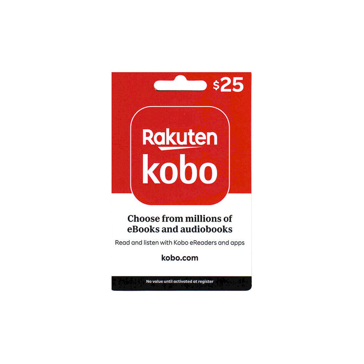 $25 Rakuten Kobo Gift Card - eBook & Audiobook Credit