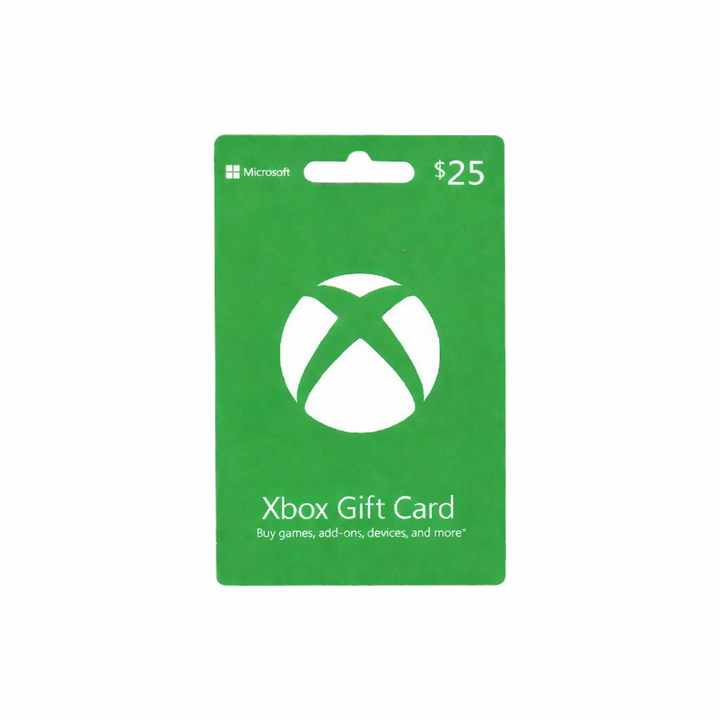 $25 Microsoft Xbox Gift Card - Digital Credit for Games & Game Pass