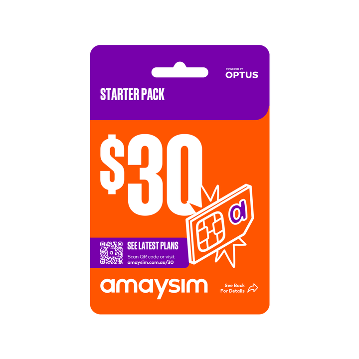 $30 Amaysim Prepaid Starter Pack