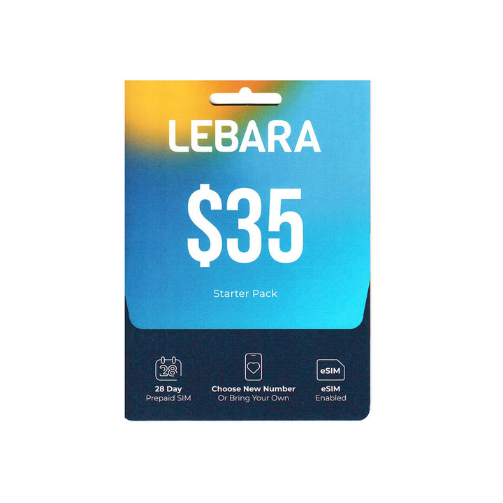 $35 Lebara Prepaid Starter Pack
