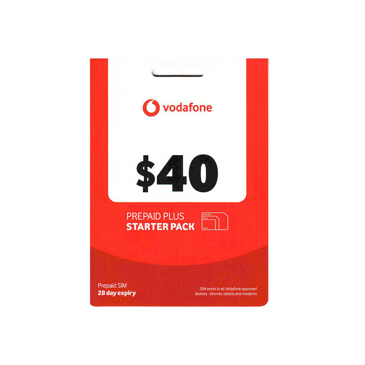 $40 Vodafone Prepaid SIM