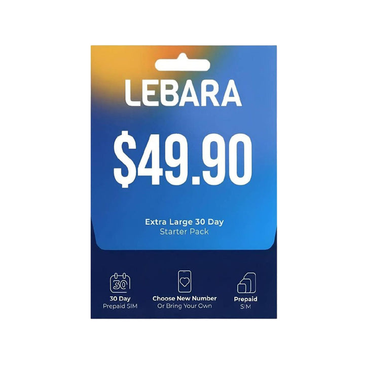 $49.90 Lebara Prepaid Starter Pack