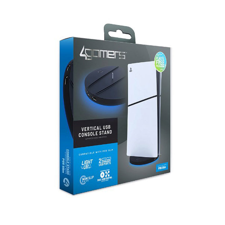 4Gamers Vertical USB Console Stand - PS5 Slim