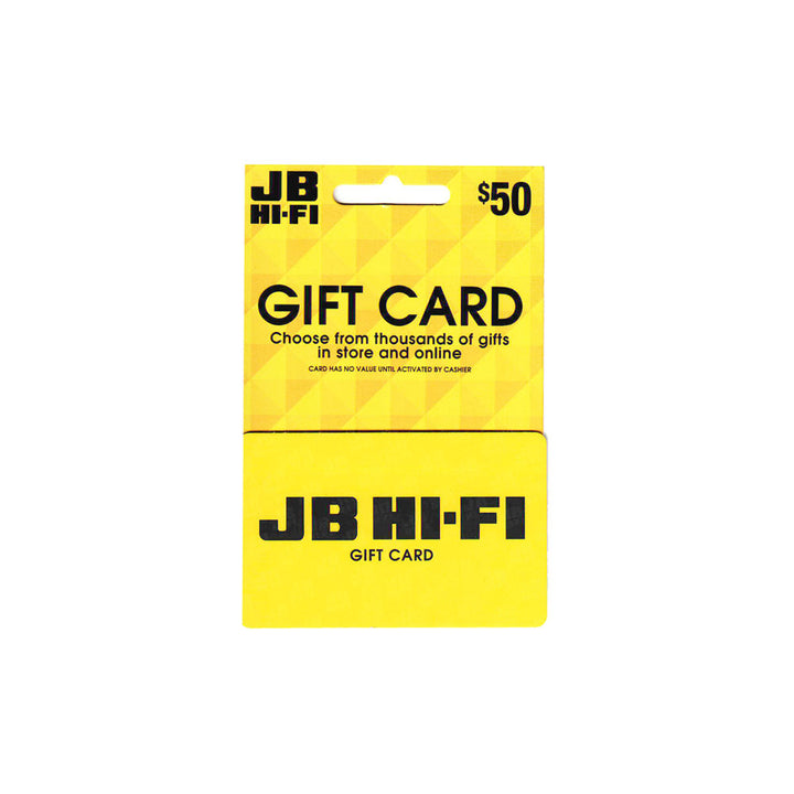$50 JB Hi-Fi Gift Card - The Ultimate Tech & Entertainment Gift