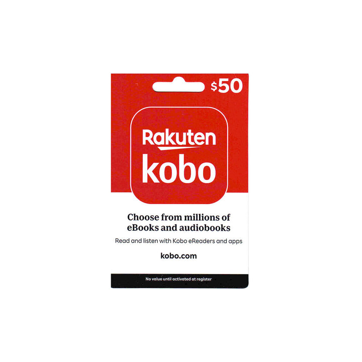 $50 Rakuten Kobo Gift Card - Premium Reading Credit