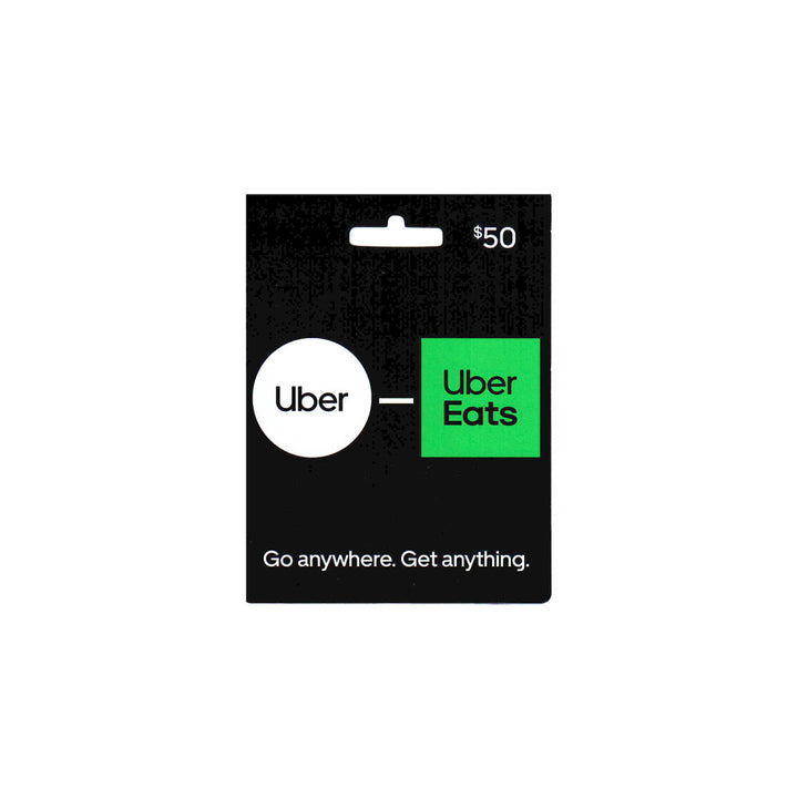 $50 Uber & Uber Eats Gift Card