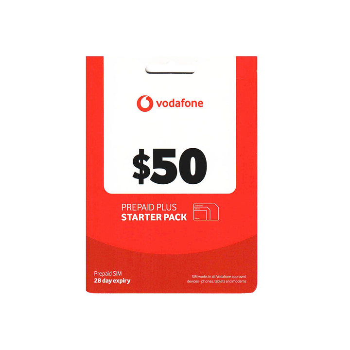 $50 Vodafone Prepaid SIM