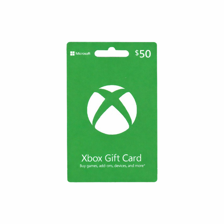 $50 Microsoft Xbox Gift Card - Games, Add-ons & Game Pass