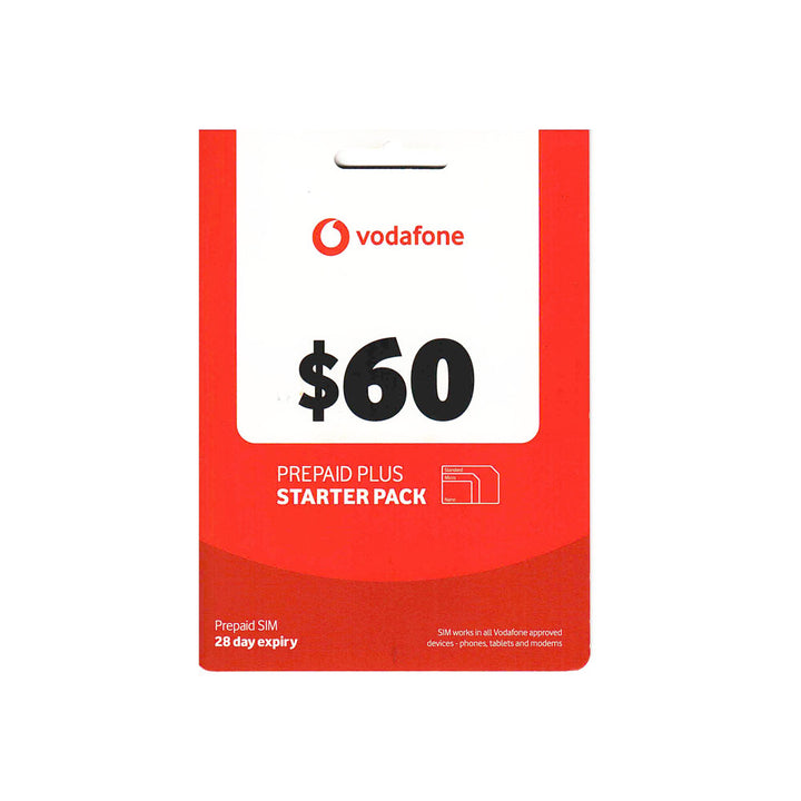 $60 Vodafone Prepaid SIM