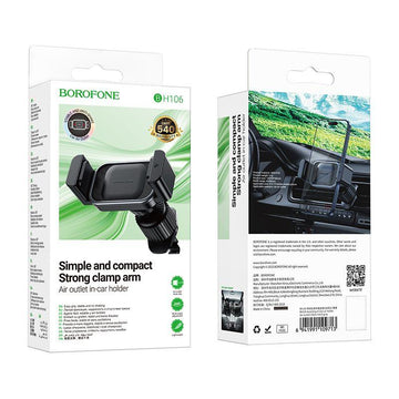 BOROFONE BH106 Ascend Pull Clip Car Holder - iCELL MOBILE  iCELL MOBILE
