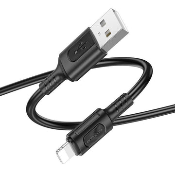 BOROFONE BX111 Feliz Lightning to USB-A Charging Data Cable - 1m - iCELL MOBILE  iCELL MOBILE