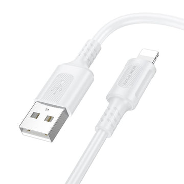 BOROFONE BX111 Feliz Lightning to USB-A Charging Data Cable - 1m - iCELL MOBILE  iCELL MOBILE